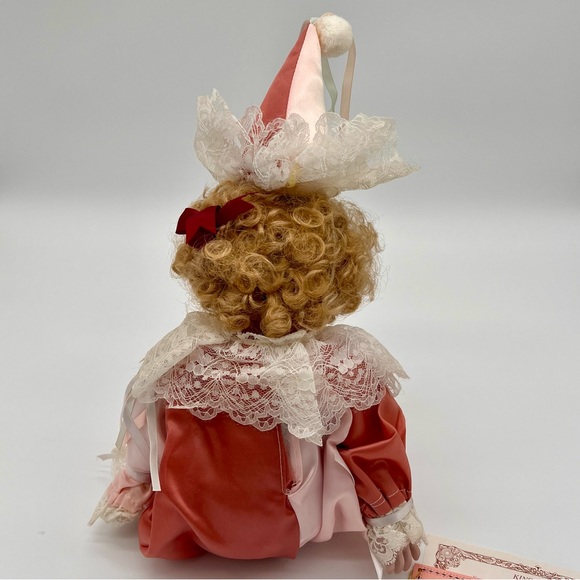 🥀 "Victorian Cat" Kingstate the Dollcrafter Porcelain Clown Doll - Picture 7 of 11